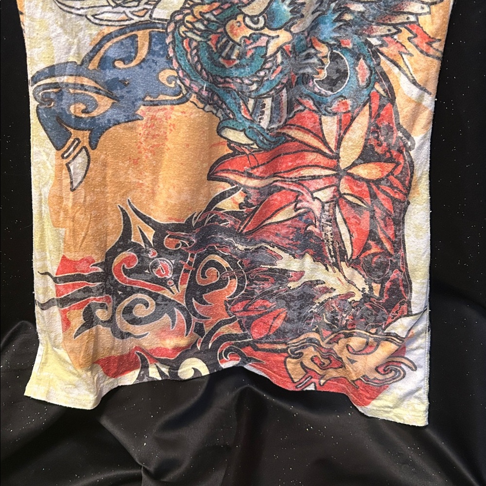 Embellished V-Neck Graphic Hoodie Tee - Picture 10 of 13